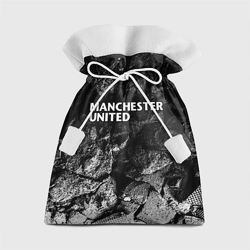 Подарочный мешок Manchester United black graphite / 3D-принт – фото 1