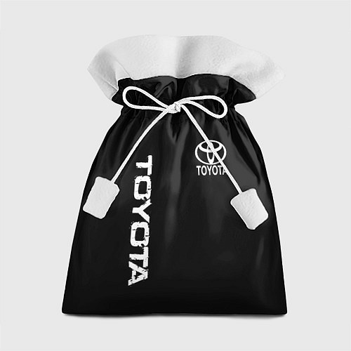 Подарочный мешок Toyota logo white steel / 3D-принт – фото 1