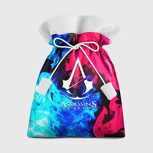 Подарочный мешок Assassins Creed fight fire / 3D-принт – фото 1