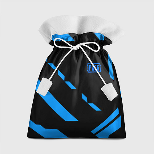 Подарочный мешок PUBG blue geometry / 3D-принт – фото 1