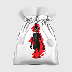 Мешок для подарков Красный Зомби, цвет: 3D-принт