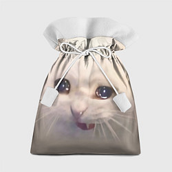 Мешок для подарков Плаксивый котик, цвет: 3D-принт
