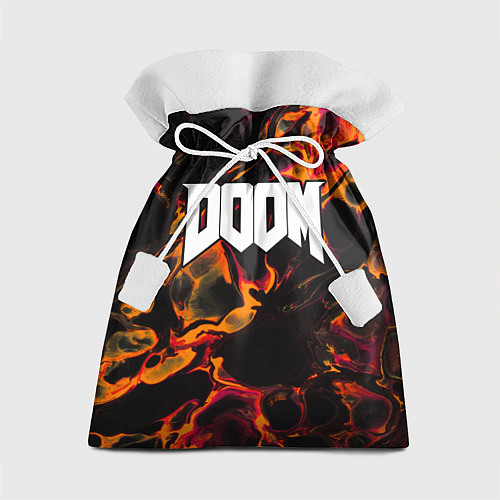 Подарочный мешок Doom red lava / 3D-принт – фото 1