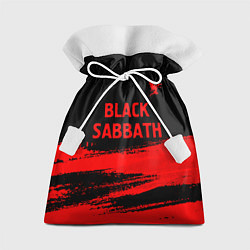 Мешок для подарков Black Sabbath - red gradient посередине, цвет: 3D-принт