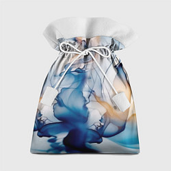 Мешок для подарков Синий батик, цвет: 3D-принт