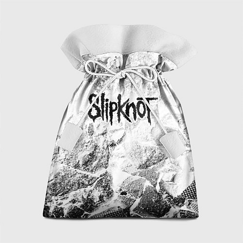 Подарочный мешок Slipknot white graphite / 3D-принт – фото 1