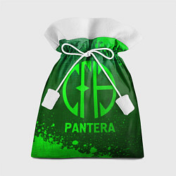 Мешок для подарков Pantera - green gradient, цвет: 3D-принт