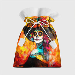 Подарочный мешок Катрина в черной шляпе