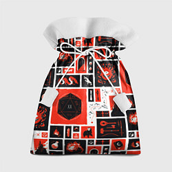 Мешок для подарков Dungeons and dragons pattern, цвет: 3D-принт