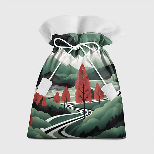 Подарочный мешок Дорога на природу / 3D-принт – фото 1