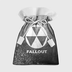 Мешок для подарков Fallout - grey gradient, цвет: 3D-принт