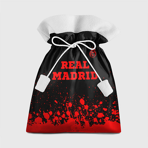 Подарочный мешок Real Madrid - red gradient посередине / 3D-принт – фото 1