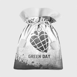 Мешок для подарков Green Day - white gradient, цвет: 3D-принт