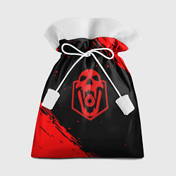 Мешок для подарков Rainbow six краски полосы, цвет: 3D-принт