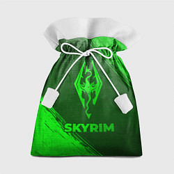 Мешок для подарков Skyrim - green gradient, цвет: 3D-принт