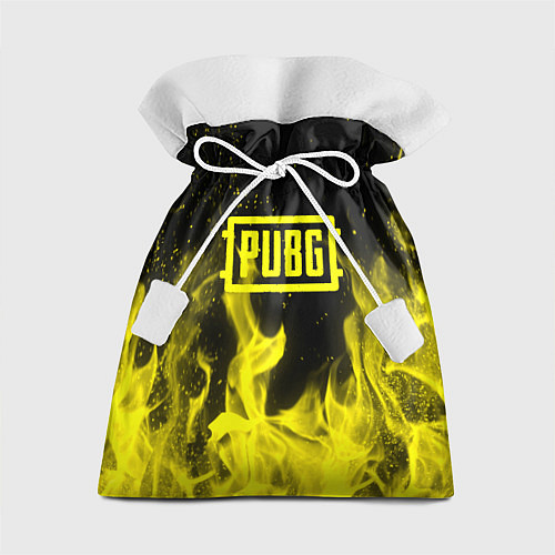 Подарочный мешок PUBG fire yellow / 3D-принт – фото 1