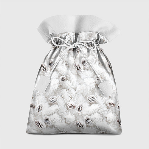 Подарочный мешок Ёлка с шишками в рождественский мороз / 3D-принт – фото 1