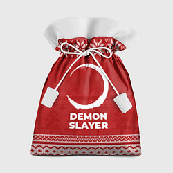 Мешок для подарков Новогодний Demon Slayer, цвет: 3D-принт