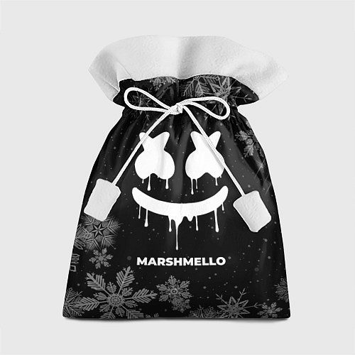 Подарочный мешок Снежный Marshmello / 3D-принт – фото 1