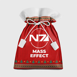 Мешок для подарков Mass Effect new year, цвет: 3D-принт