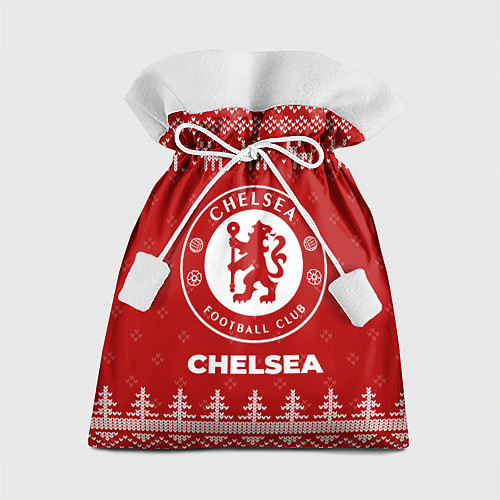 Подарочный мешок Новогодний Chelsea с оленями / 3D-принт – фото 1