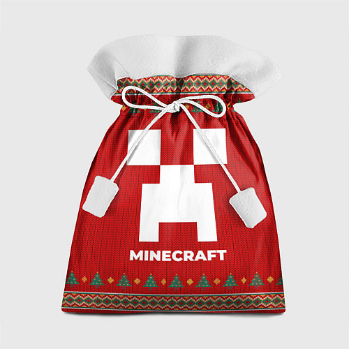 Подарочный мешок Minecraft new year / 3D-принт – фото 1