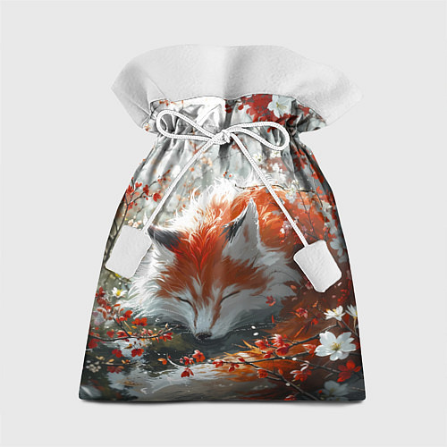 Подарочный мешок Милая лисичка в лесу / 3D-принт – фото 1