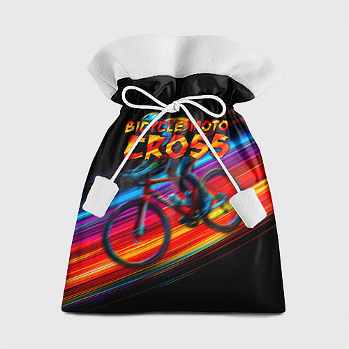 Подарочный мешок Bicycle moto cross / 3D-принт – фото 1