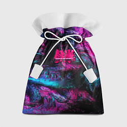 Мешок для подарков Tekken neon colors, цвет: 3D-принт