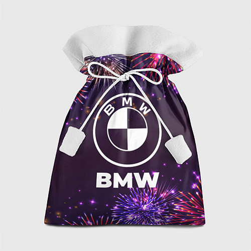 Подарочный мешок Праздничный BMW / 3D-принт – фото 1