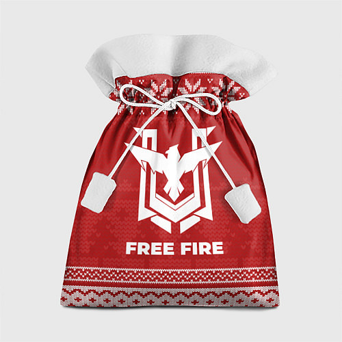 Подарочный мешок Новогодний Free Fire / 3D-принт – фото 1