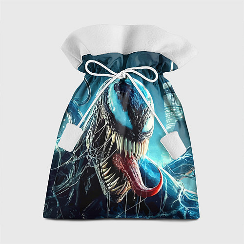 Подарочный мешок Venom in metropolis - ai art neon fantasy / 3D-принт – фото 1