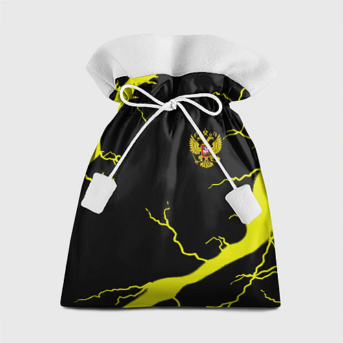 Подарочный мешок Россия шторм герб / 3D-принт – фото 1