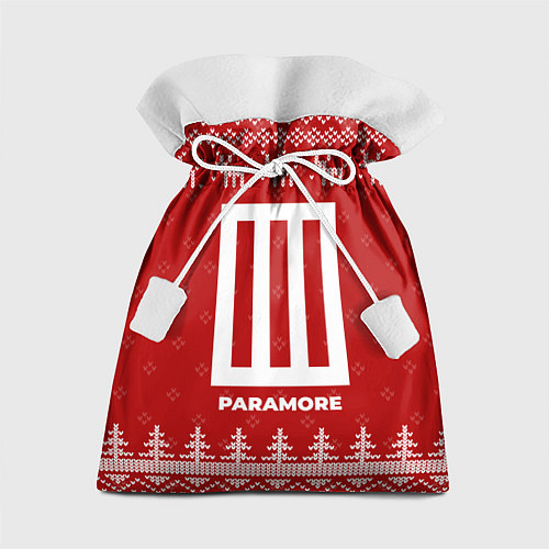 Подарочный мешок Новогодний Paramore с оленями / 3D-принт – фото 1