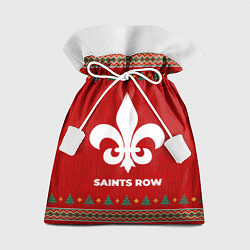 Мешок для подарков Saints Row new year, цвет: 3D-принт