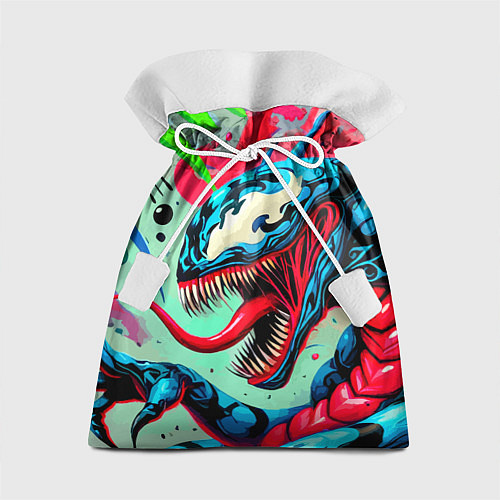 Подарочный мешок Свирепый Веном - граффити / 3D-принт – фото 1