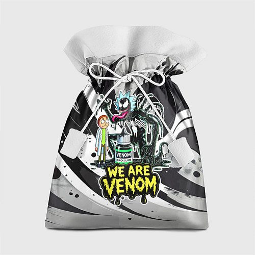 Подарочный мешок Rick-Venom and Morty - meme / 3D-принт – фото 1