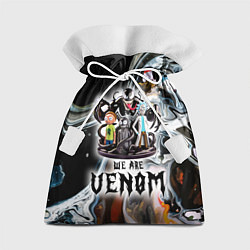 Мешок для подарков Морти и Рик под властью ядовитой слизи - коллаба, цвет: 3D-принт