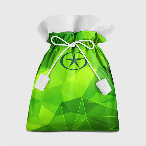 Подарочный мешок JAC green poly / 3D-принт – фото 1