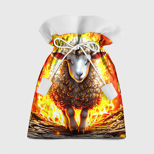 Подарочный мешок Овечка в огне / 3D-принт – фото 1