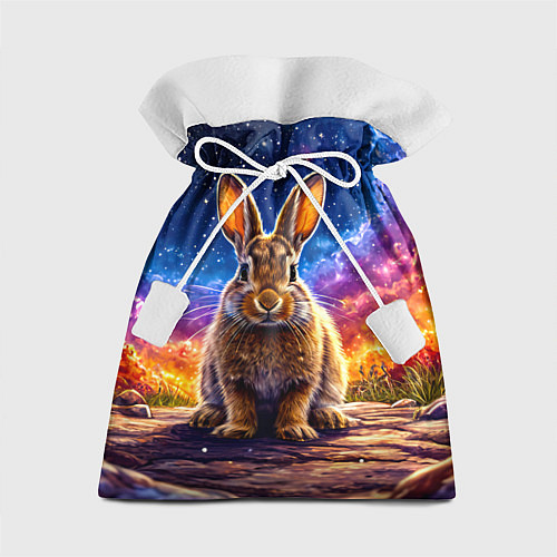 Подарочный мешок Зачик и космическое небо / 3D-принт – фото 1
