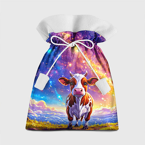 Подарочный мешок Коровка и звездное небо / 3D-принт – фото 1