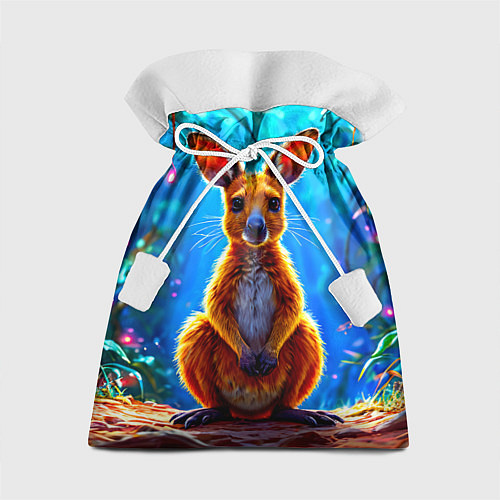 Подарочный мешок Кенгуру в джунглях / 3D-принт – фото 1