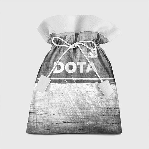 Подарочный мешок Dota - grey gradient посередине / 3D-принт – фото 1