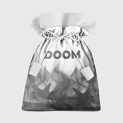 Мешок для подарков Doom - white gradient посередине, цвет: 3D-принт