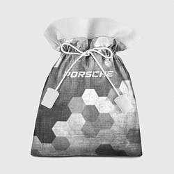 Мешок для подарков Porsche - grey gradient посередине, цвет: 3D-принт