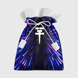 Мешок для подарков Tokio Hotel neon energy, цвет: 3D-принт