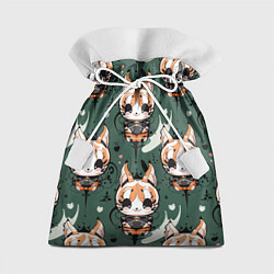 Мешок для подарков Анимешный лис фенек, цвет: 3D-принт