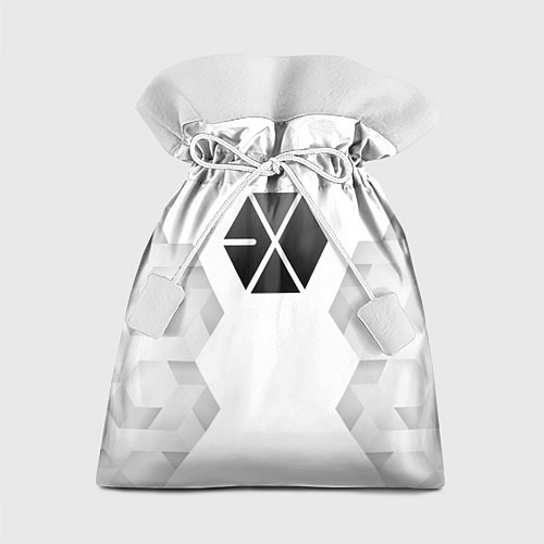 Подарочный мешок Exo white poly / 3D-принт – фото 1