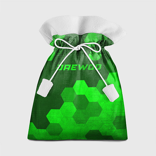 Подарочный мешок Daewoo - green gradient посередине / 3D-принт – фото 1